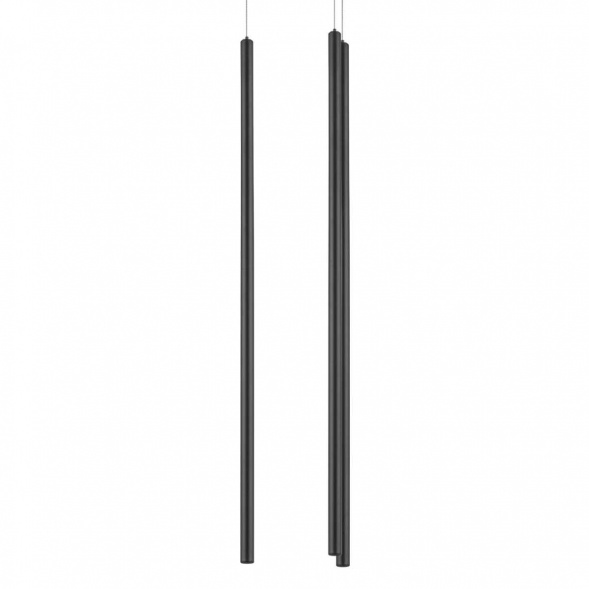 L3T747437 Люстра TUBO LED 15W 900LM 25G ЧЕРНЫЙ 3000K