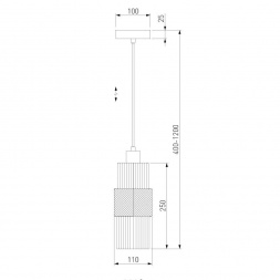 Подвесной светильник Eurosvet Soho 50209/1 бронза