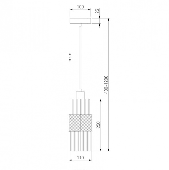 Подвесной светильник Eurosvet Soho 50209/1 бронза
