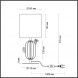 Настольная лампа Odeon Light Exclusive Modern Cactus 5425/1TA