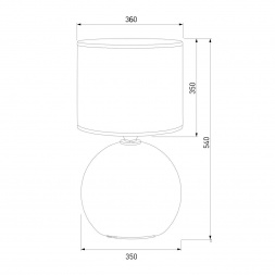 Настольная лампа TK Lighting 5089 Palla