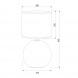 Настольная лампа TK Lighting 5089 Palla