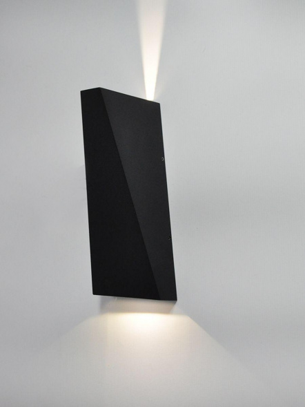 Уличный настенный светодиодный светильник Elvan GW-807A-6W-NH-Bk