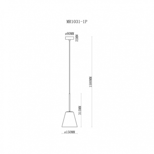 Подвесной светильник MyFar Stiven MR1031-1P