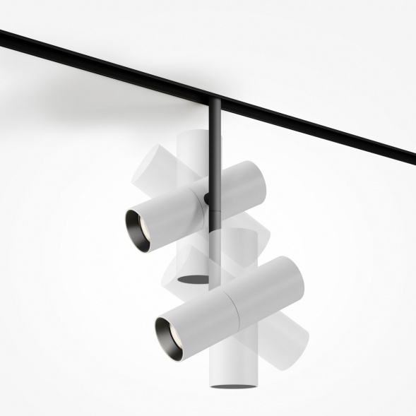 Трековый светодиодный светильник Maytoni Technical Magnetic Exility Elti Duo TR005-2-2X12W3K-BW