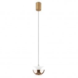 Подвесной светодиодный светильник Crystal Lux Astra SP Led Gold