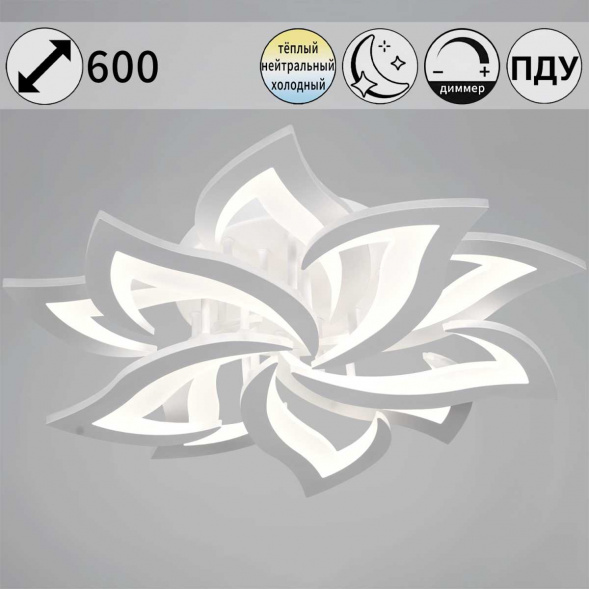 Светильник потолочный Reluce 20150-0.3-5+5 WH