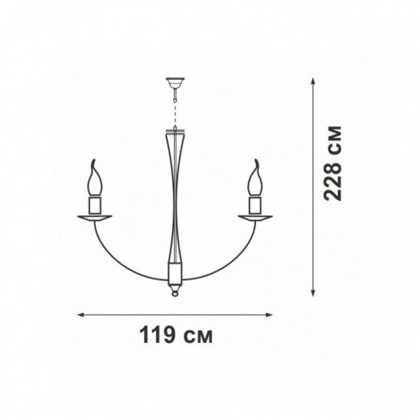 Подвесная люстра Vitaluce V3295-7/20+10
