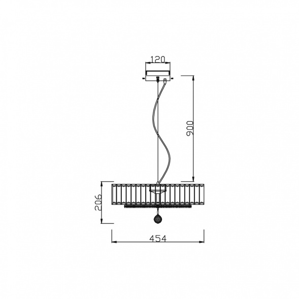 Подвесная люстра Vele Luce Vistosa VL1563P03