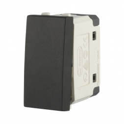 Переключатель LK Studio с двух мест 45х22,5мм (схема 6) 16 A, 250 B (черный бархат) LK45 850208-1