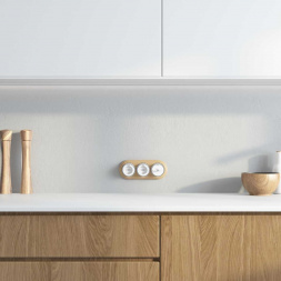 Рамка Werkel Legend на 3 поста светлый бук W0035224 4690389166587