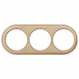 Рамка Werkel Legend на 3 поста светлый бук W0035224 4690389166587