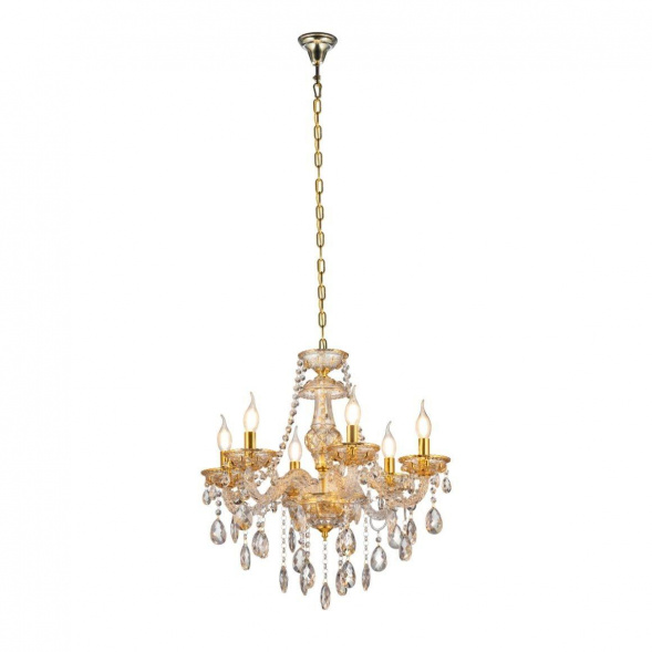 Подвесная люстра Lumina Deco Eliza LDP 7025-6 GD