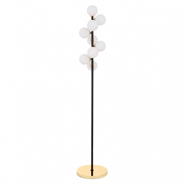 Торшер Lumina Deco Marsiada LDF 6033-9 BK+F.GD