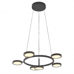 Подвесная светодиодная люстра Crystal Lux CLT 027C6 D700 BL