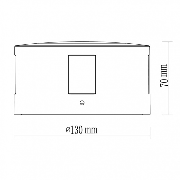 Уличный настенный светодиодный светильник De Markt Меркурий 807022801