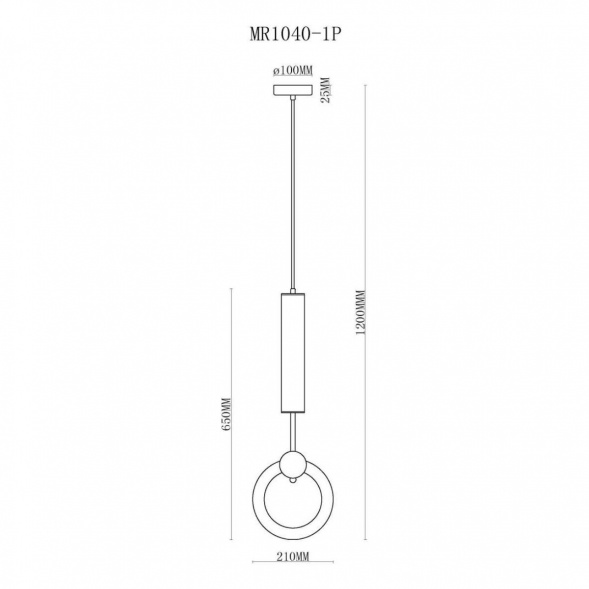 Подвесной светильник MyFar Covey MR1040-1P