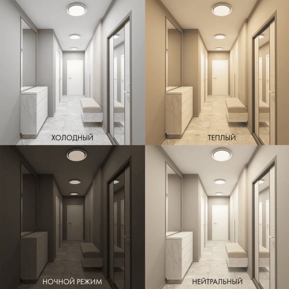 Потолочный светодиодный светильник Denkirs DK6515-WH/1