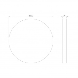 Потолочный светодиодный светильник TK Lighting 18797 Aqua CCT+DIM IP54