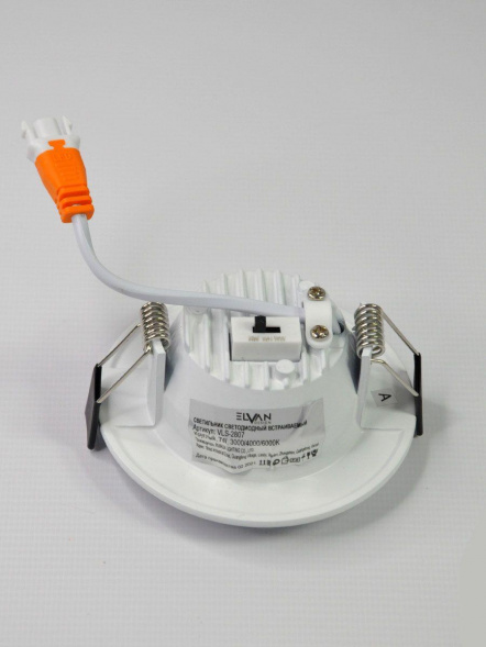 Встраиваемый светодиодный светильник Elvan VLS-2807(708)