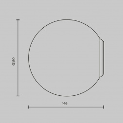Настенный светильник Maytoni Basic form MOD321WL-01W2
