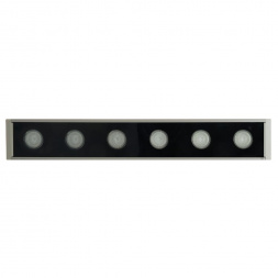 LL-893 Светодиодный линейный прожектор для подсветки стен, синий, 250*40*25mm, 6W DC24V, IP65 51566