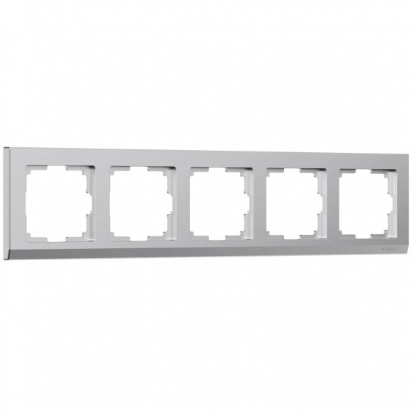 Рамка Werkel Stark на 5 постов серебро W0051865 4690389194979