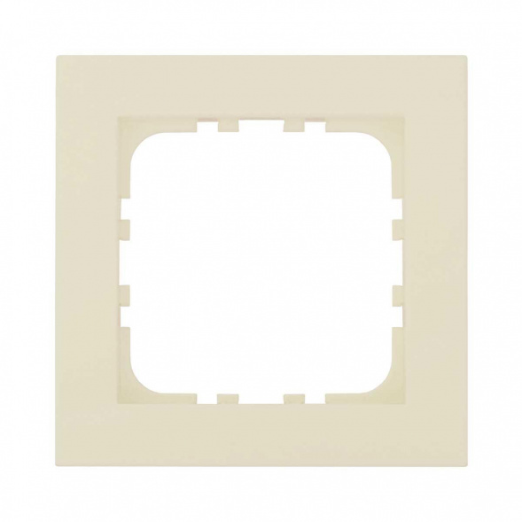 Рамка 1-постовая LK Studio (бежевый матовый) LK80 FLAT, 844102-1