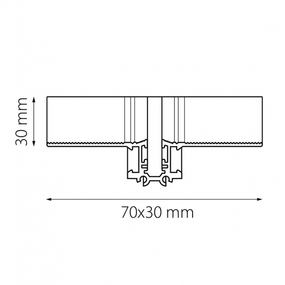 Коннектор L-образный встраиваемый Lightstar Linea 506257
