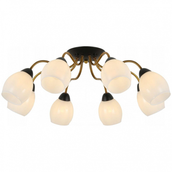 Потолочная люстра Illumico IL8193-8COU-79 BK GD