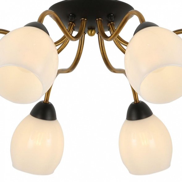 Потолочная люстра Illumico IL8193-8COU-79 BK GD