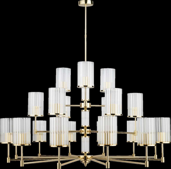 Подвесная люстра KUTEK MOOD Empoli Ryfel EMP-ZW-12+6+3(ZM)R