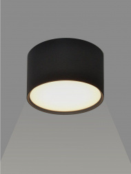 Потолочный светодиодный светильник Elvan NLS-2337-6W-WW-Bk