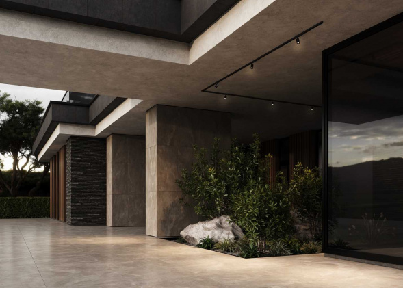 Уличный трековый светильник Maytoni Outdoor O-TR02-1-S-8WB3K