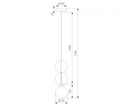 Подвесной светильник Eurosvet Olaf 40073/1 серый a069182