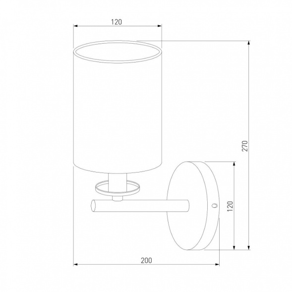 Бра Eurosvet Caprera 60146/1 никель