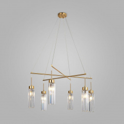 Подвесная люстра Eurosvet Gilian 60163/6 латунь