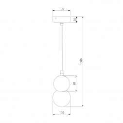 Подвесной светильник Eurosvet Polar 50250/1 LED белый