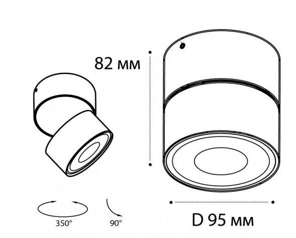 Светодиодный спот Italline IT02-011 black 3000K