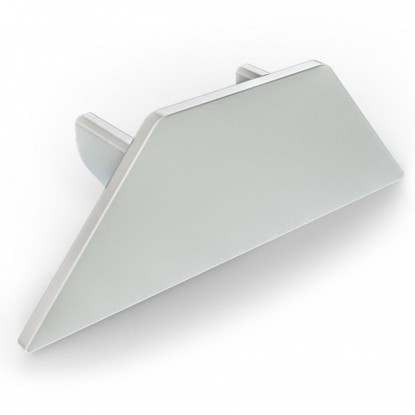 Профиль угловой накладной с рассеивателем серебро 2м. Apeyron 08-03