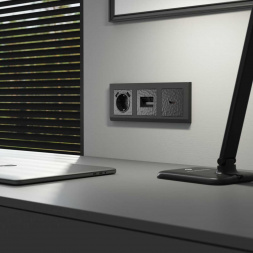 Лицевая панель Werkel Hammer для HDMI черный W1296008 4690389163241