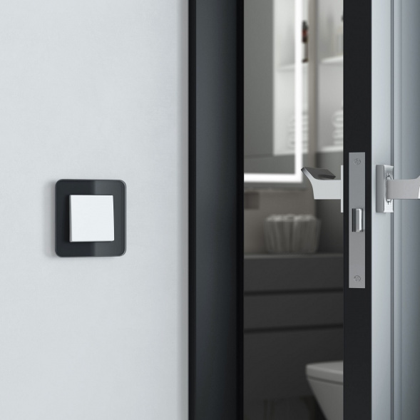 Рамка Werkel Elite на 1 пост черный W0012448 4690389196201