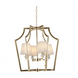 Подвесная люстра Lumina Deco Montero LDP 1249-4 GD+WT