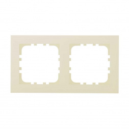 Рамка 2-постовая LK Studio (бежевый матовый) LK80 FLAT, 844202-1