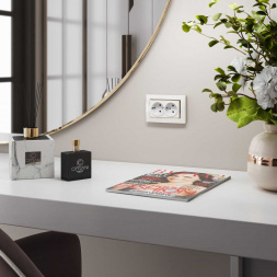 Розетка двойная с заземлением Werkel белый W1172001 4690389155352