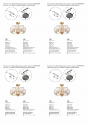 Потолочная люстра Vitaluce V3069-8/5PL