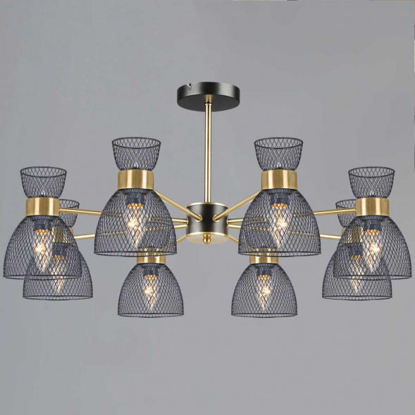 Люстра Reluce 39760-0.3-08 COP+BK