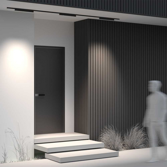 Уличный трековый светильник Maytoni Outdoor O-TR02-2-S-24WB4K