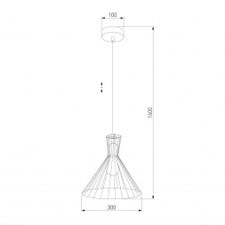 Подвесной светильник TK Lighting 3350 Sahara