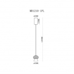 Подвесной светодиодный светильник MyFar Jane MR1210-1PL